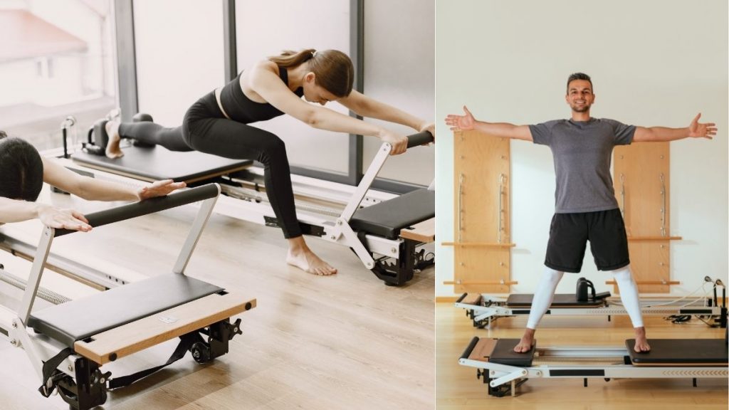 standing exercises for the reformer