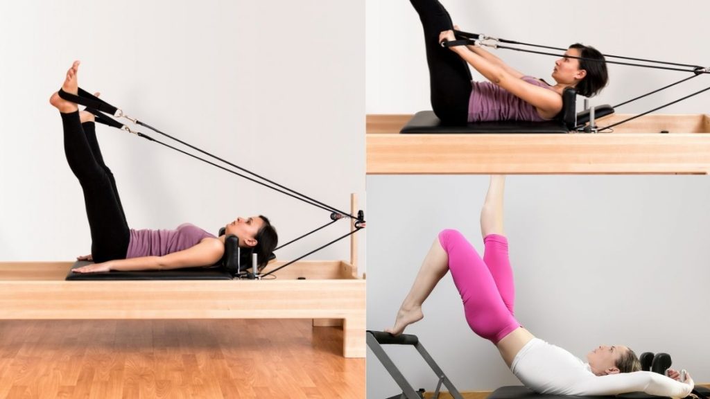 supine exercises on the reformer